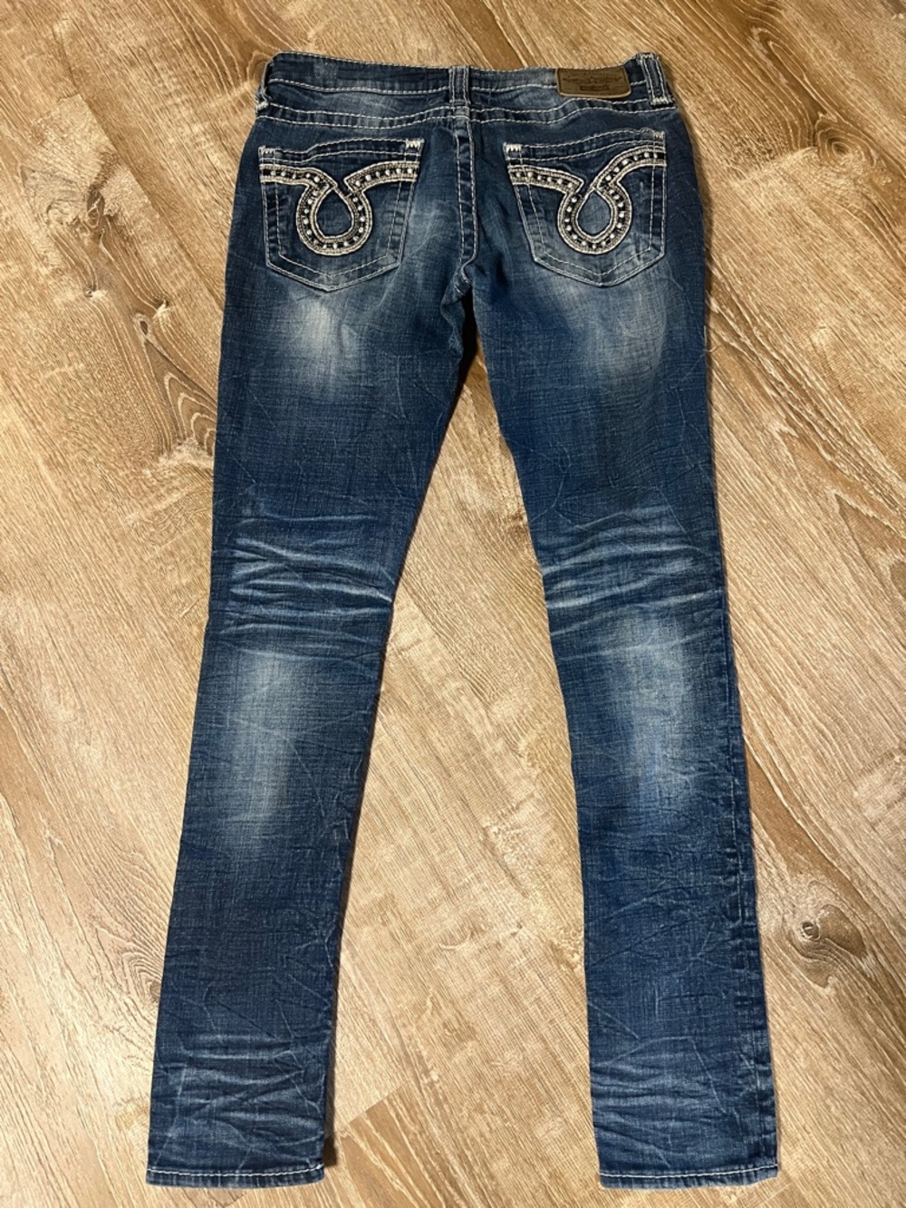 Big Star Vintage Jenae Distressed Skinny Stretch Jeans size 29 - Picture 2 of 11